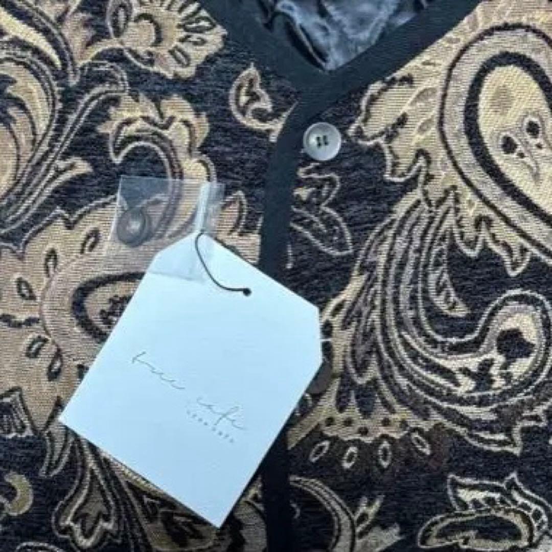 アンティカ　ペイズリー柄 ジャガードジャケット レディース 羽織