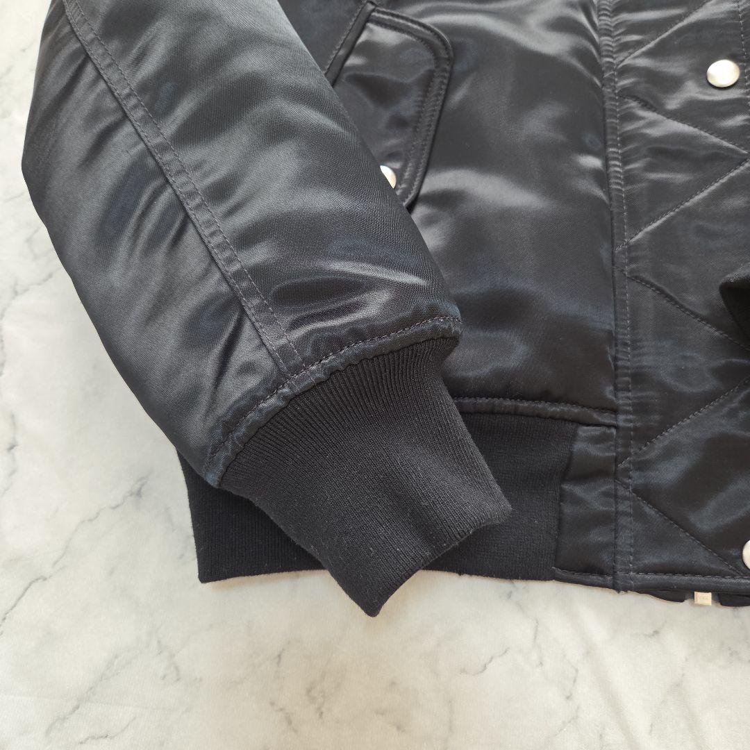 ここなつ☆GAP MA-1 ボンバージャケット ブラック ファー Y2K