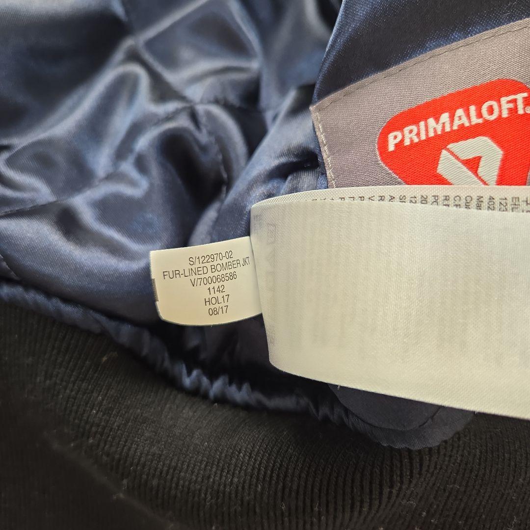 ここなつ☆GAP MA-1 ボンバージャケット ブラック ファー Y2K