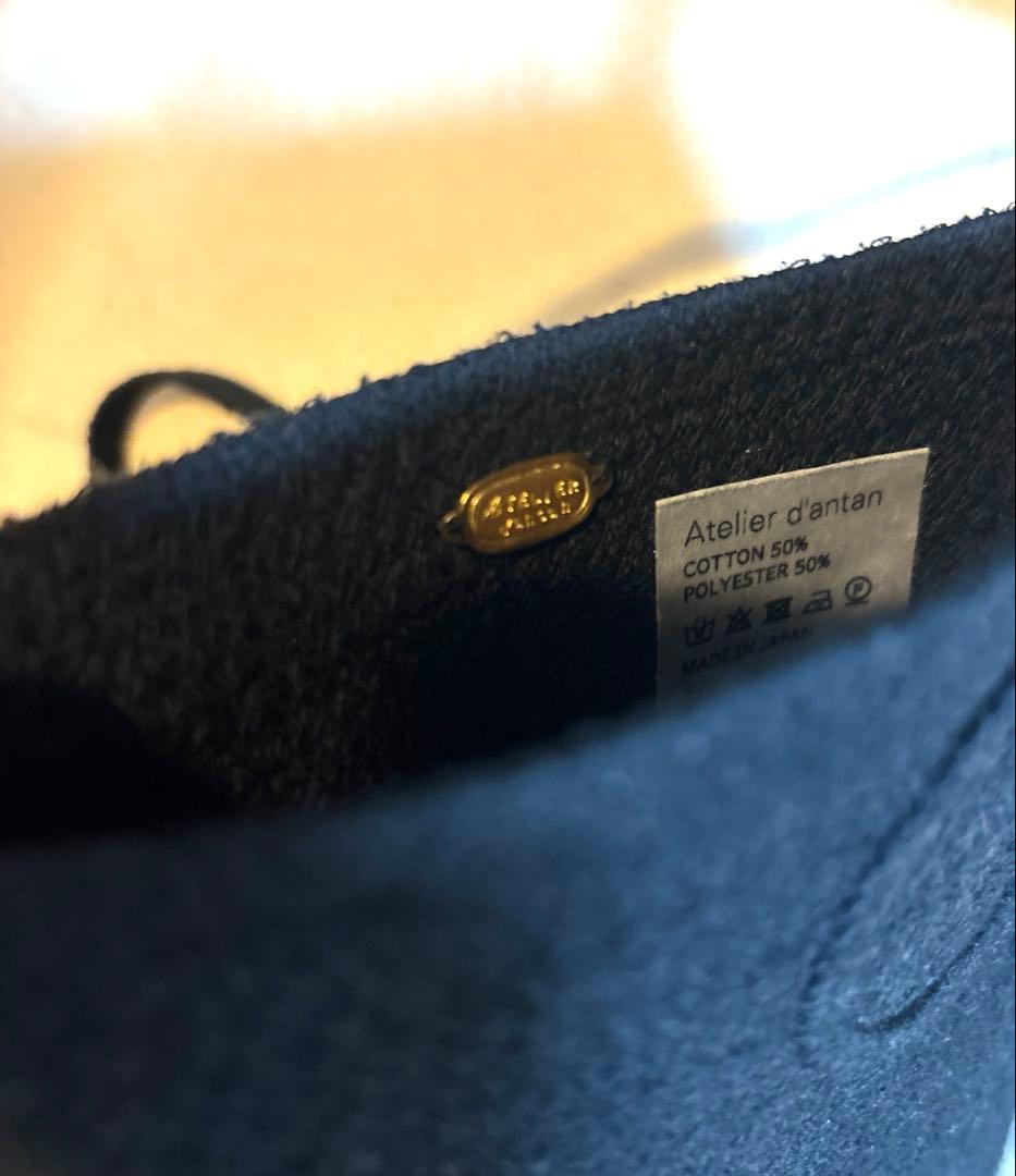 か*吉様 Atelier d'antan ブラック ミニバッグ