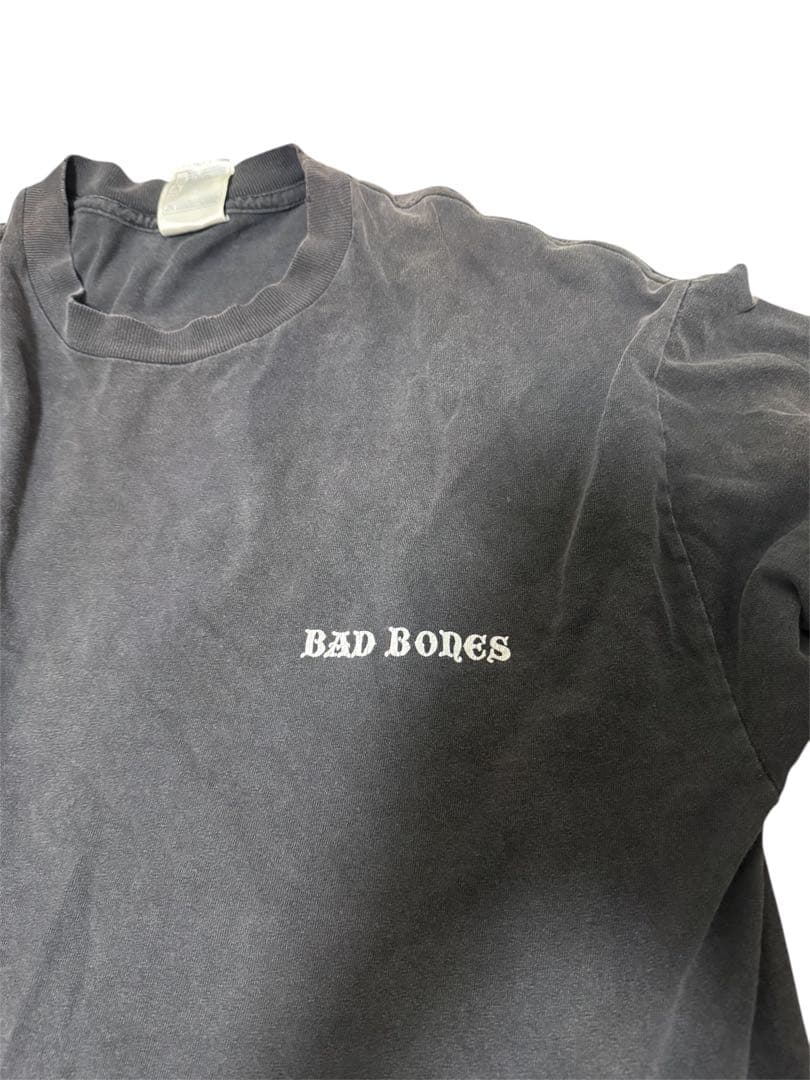 BAD BONES FOREVER 長袖カットソーvintageフェード