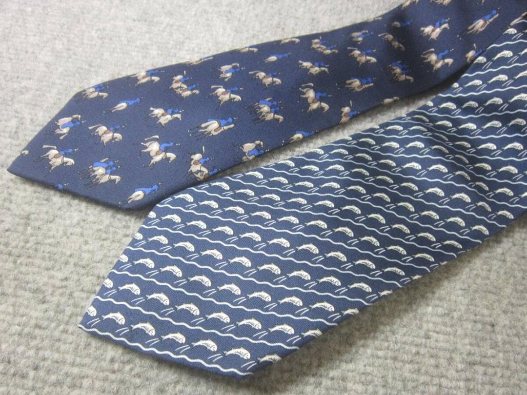 HERMES エルメス ネクタイ 5本セット シルク