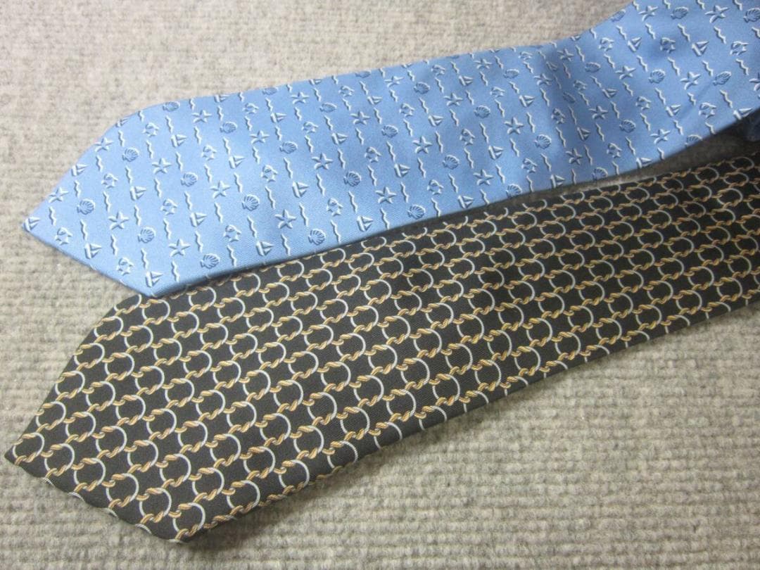 HERMES エルメス ネクタイ 5本セット シルク