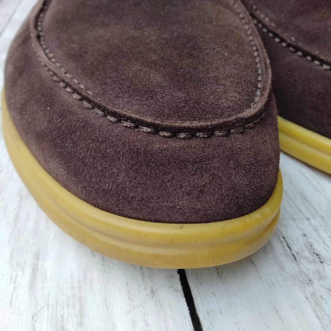 ロロピアーナ【希少】スウェードレザーシューズ　28.5cm　スリッポン　モカシン