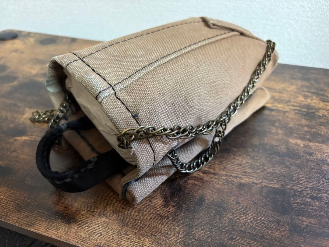 ebagos エバゴス　キャンバス　チェーンポシェット