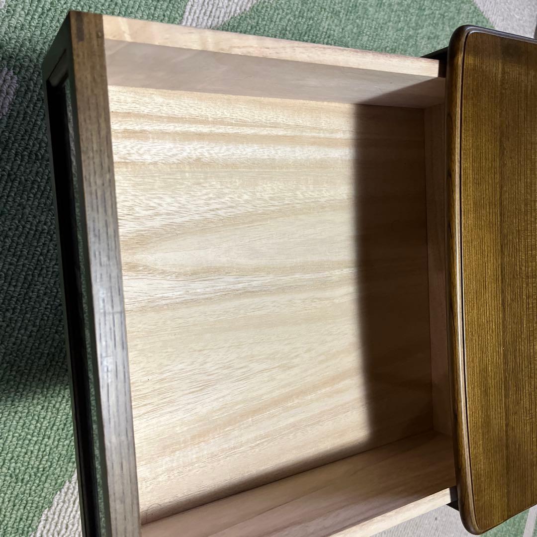 戸塚刺繍作品　木製花柄3段引き出し