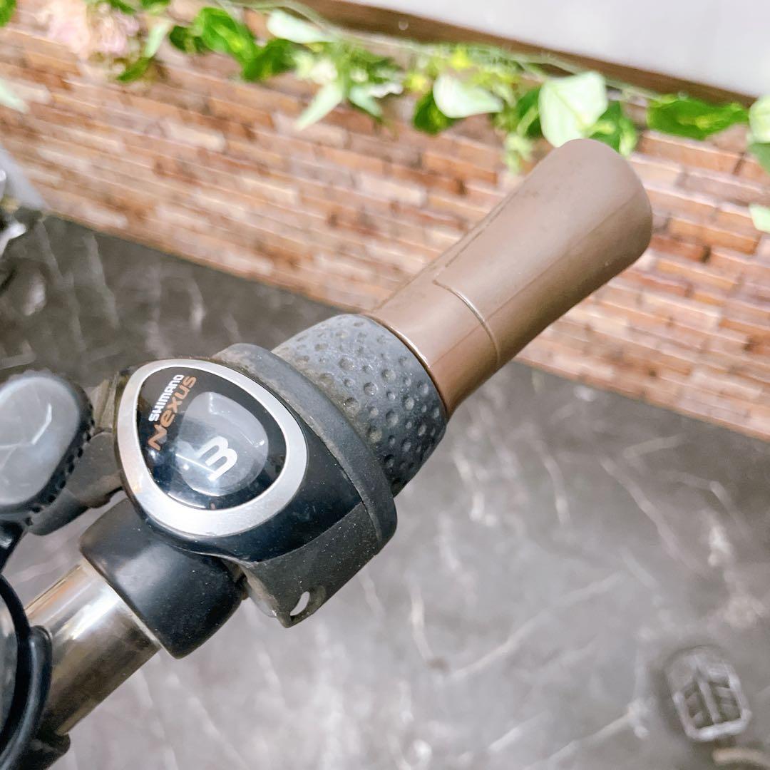 【9】電動自転車 Panasonic ベージュ クリーム 26インチ