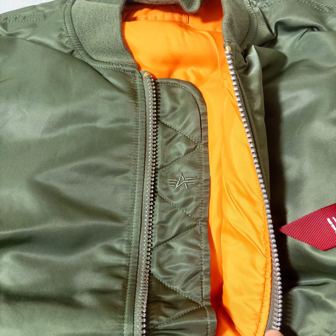 アルファ MA-1 JAPAN SPEC Sサイズ ヴィンテージグリーン