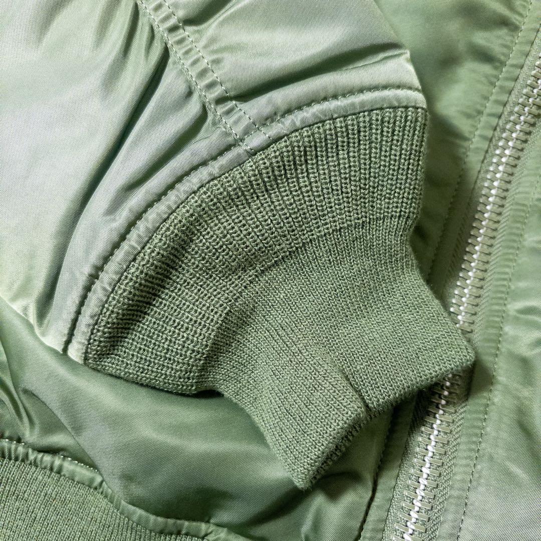 アルファ MA-1 JAPAN SPEC Sサイズ ヴィンテージグリーン