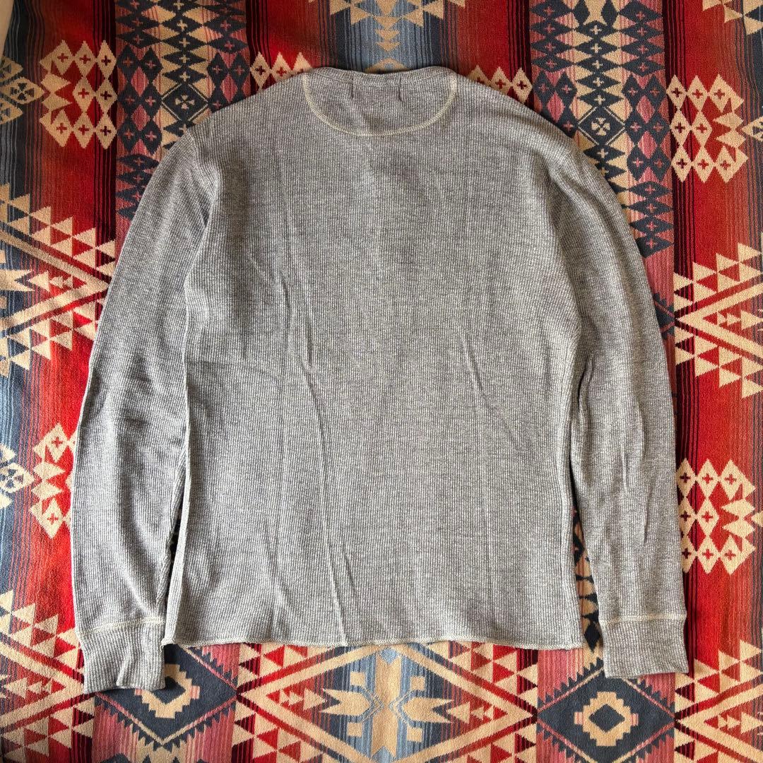 美品 ダブルアールエル ワッフル ヘンリーネック サーマル RRL Tシャツ