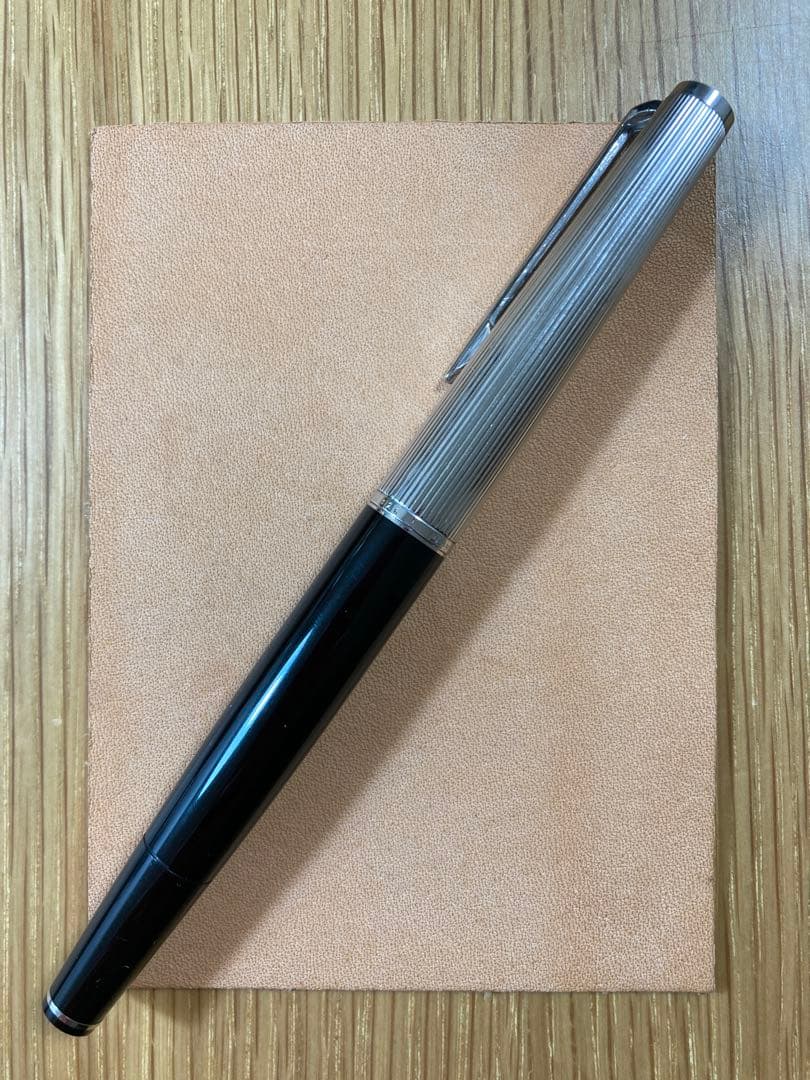 モンブラン 126 万年筆 スターリングシルバー Bニブ 18k