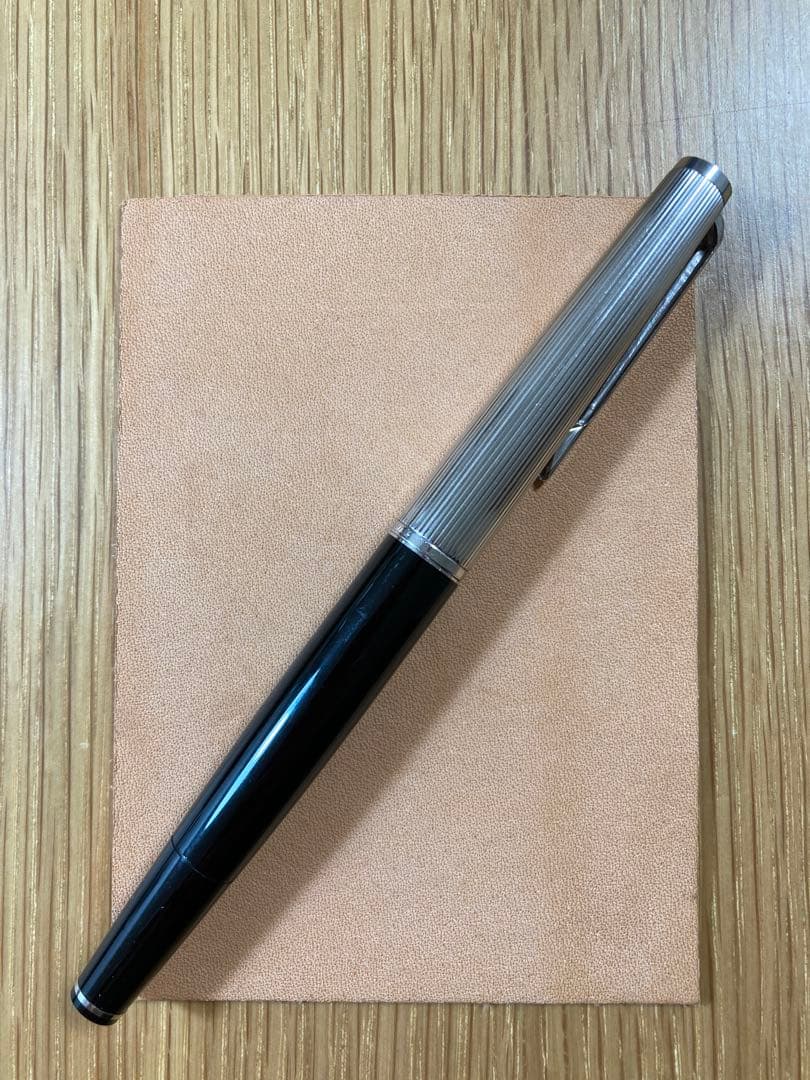 モンブラン 126 万年筆 スターリングシルバー Bニブ 18k