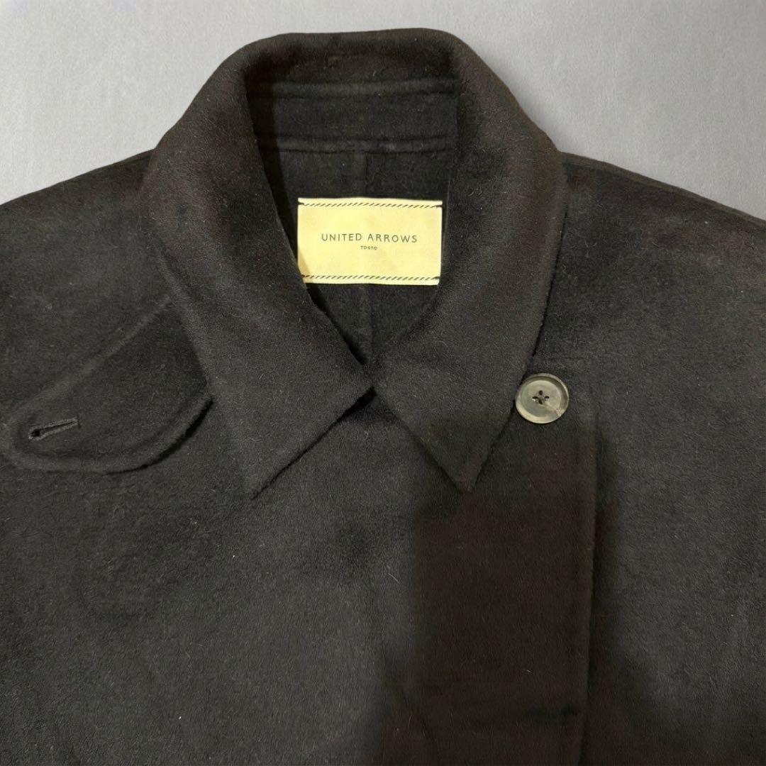 最終価格　超美品完売23AW ユナイテッドアローズ リバー ミドルピーコート36