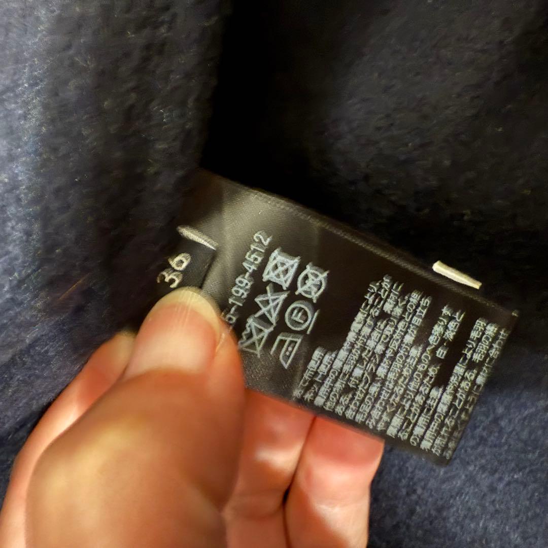 最終価格　超美品完売23AW ユナイテッドアローズ リバー ミドルピーコート36