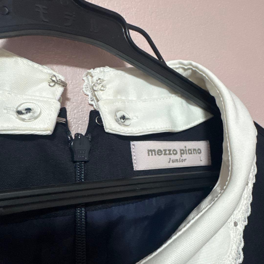 美品⭐︎mezzo piano junior レース襟ワンピース　2025年