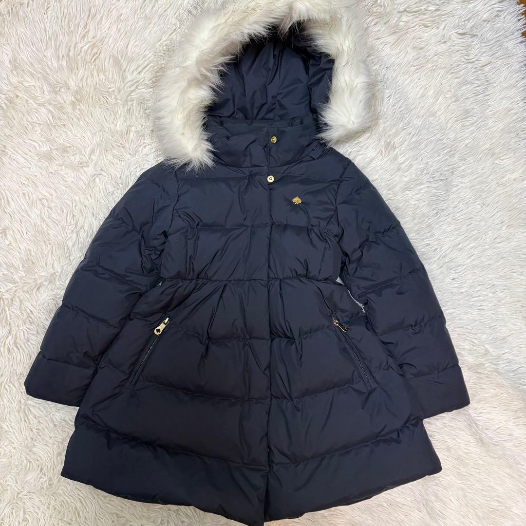 ケイトスペード ダウンコート　ロング　120 ネイビー