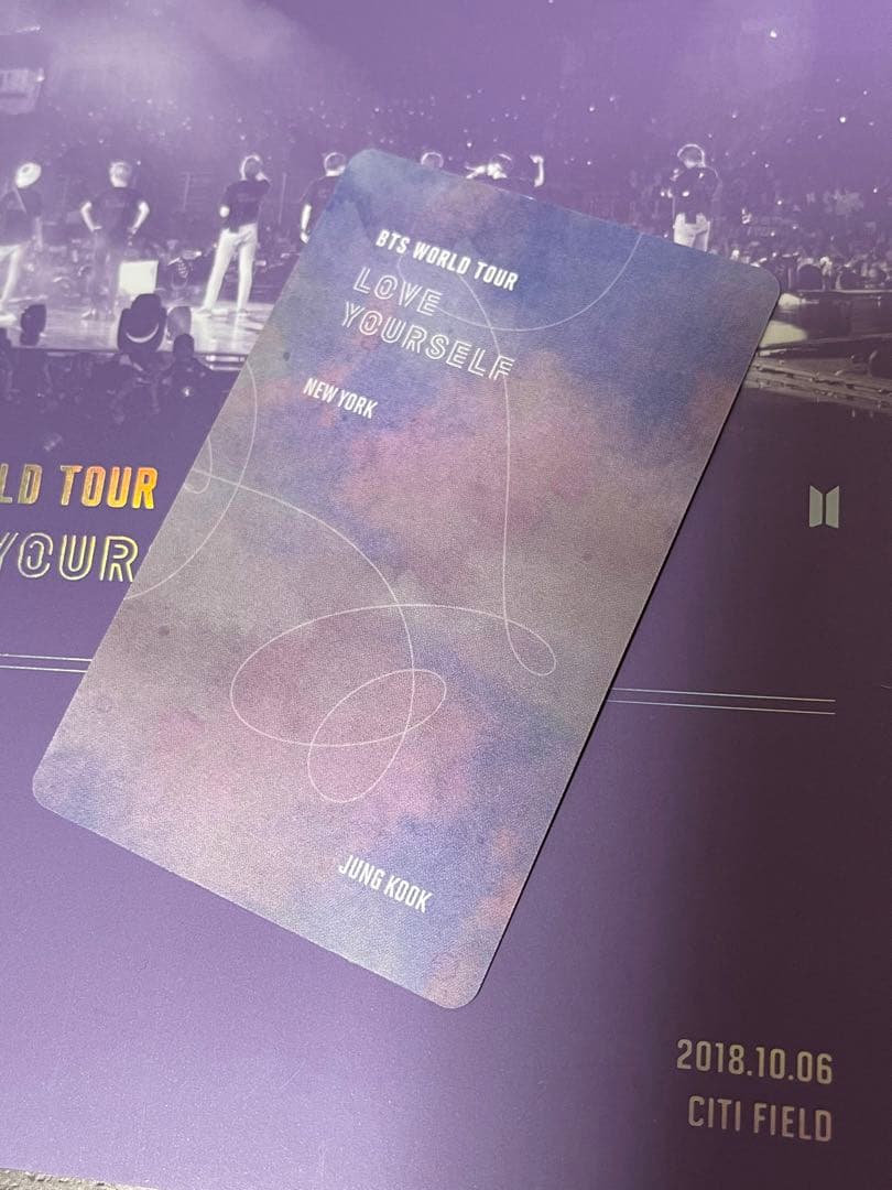 【公式】BTS LOVE YOURSELF NEWYORK グク トレカ CD