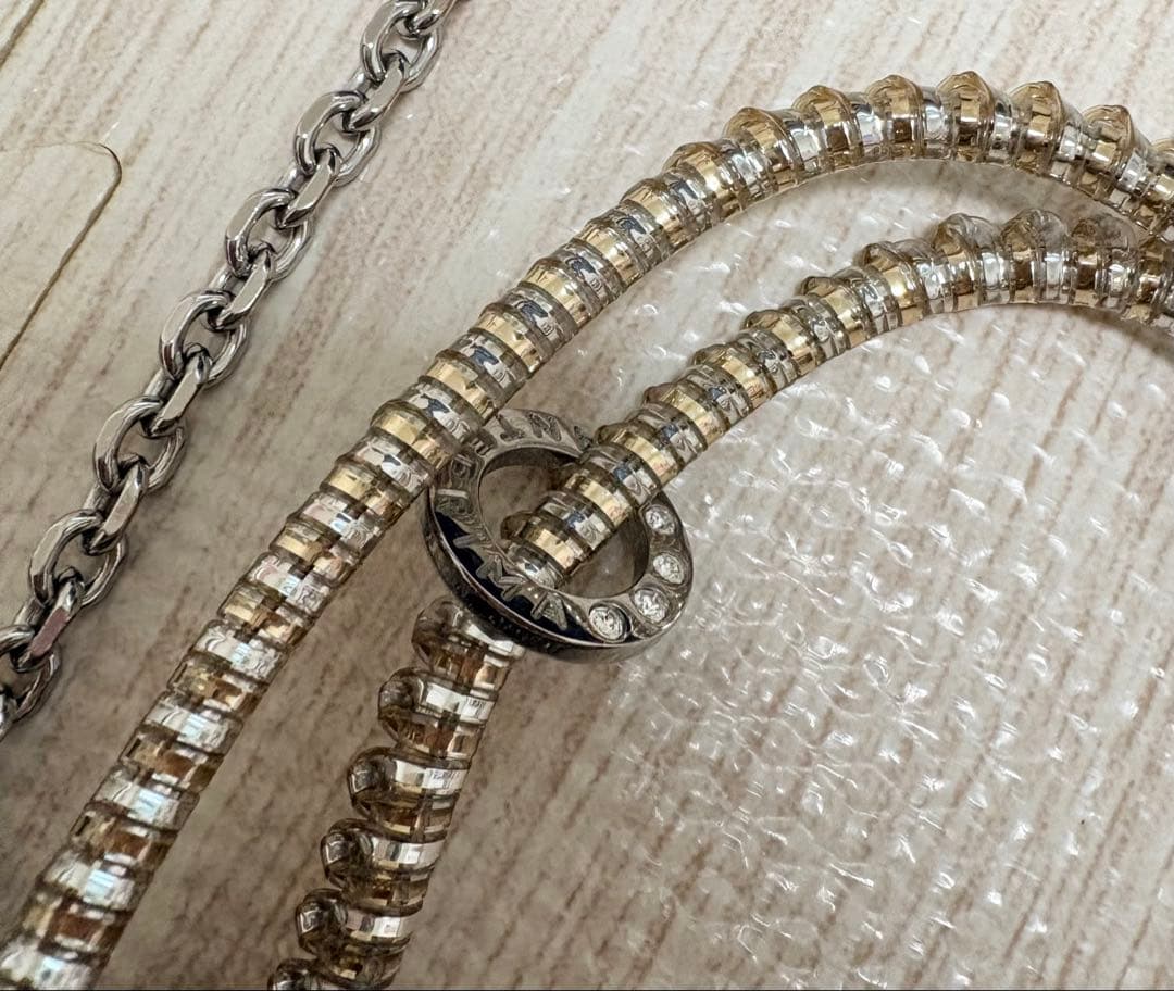 ❤️最終価格❤️美品✨アンテプリマ ペルラグリッター ミディアム シルバーゴールド