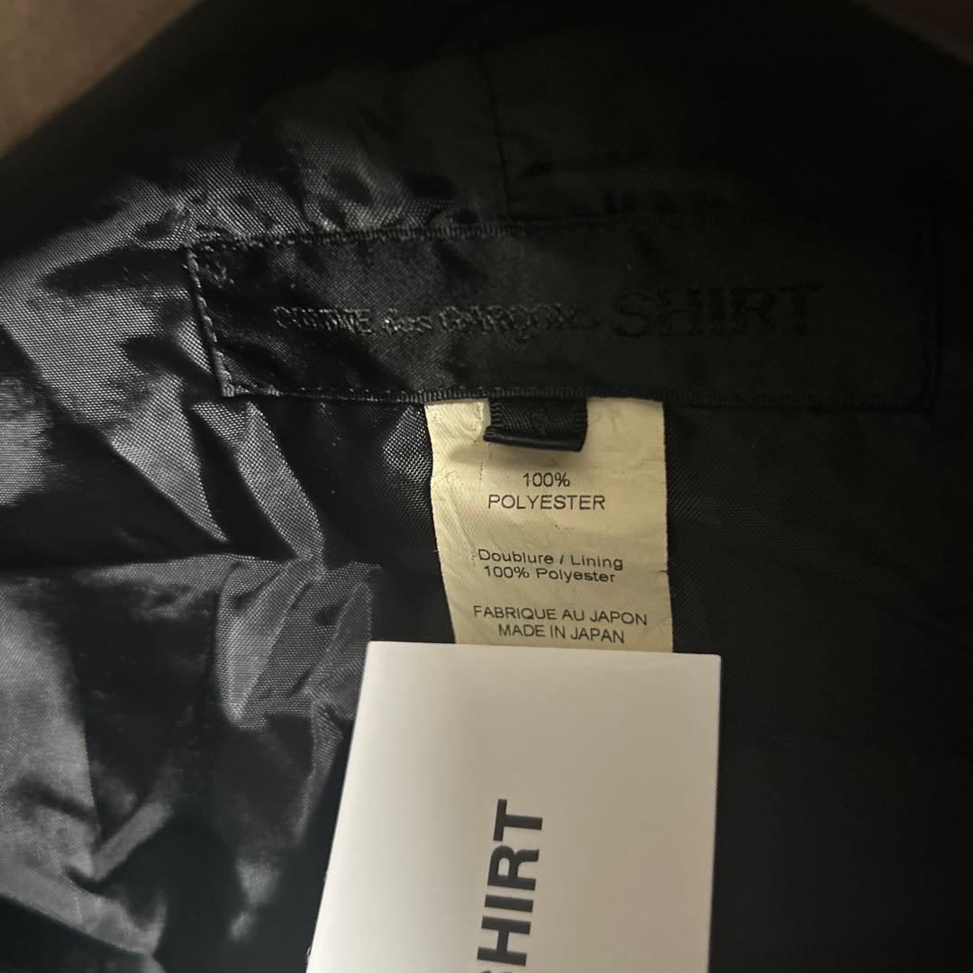 25ssオーバーサイズ ポリ縮ジャケットコムデギャルソンシャツSHIRT