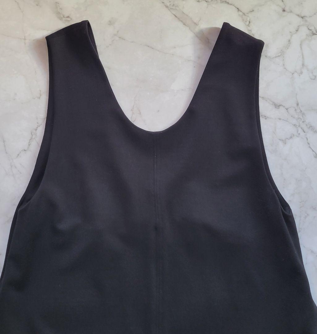 UN3D. アンスリード ノースリーブ サロペット コクーン ブラック 38