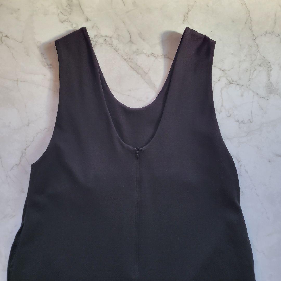 UN3D. アンスリード ノースリーブ サロペット コクーン ブラック 38