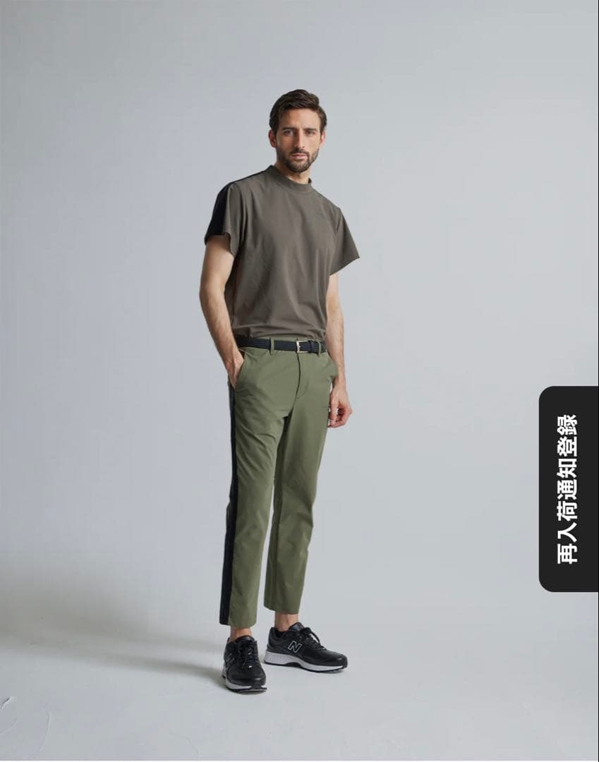 【新品未使用】CRONOS BLACK SIDE LINE PANTS