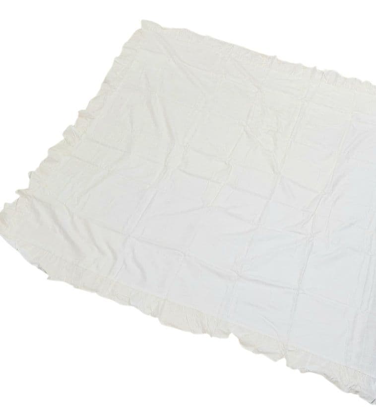 未使用　Ralph Lauren シングル掛け布団カバー　ジャガード織フリル