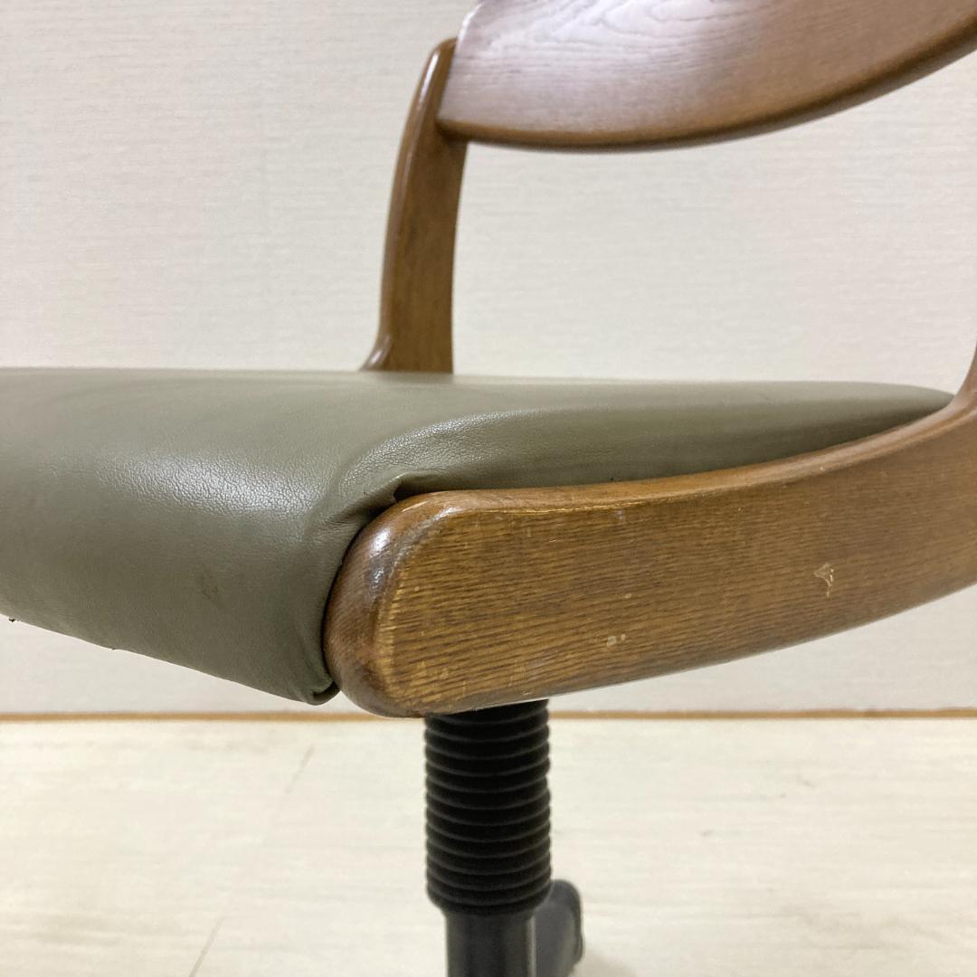 浜本工芸　デスクチェア　ワークチェア　昇降　椅子　キャスター付き