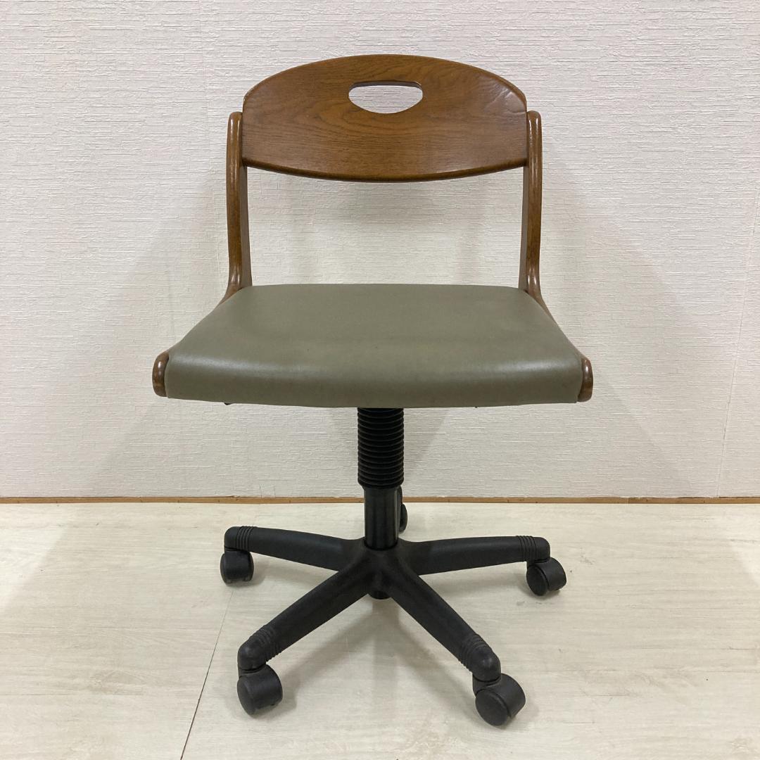 浜本工芸　デスクチェア　ワークチェア　昇降　椅子　キャスター付き
