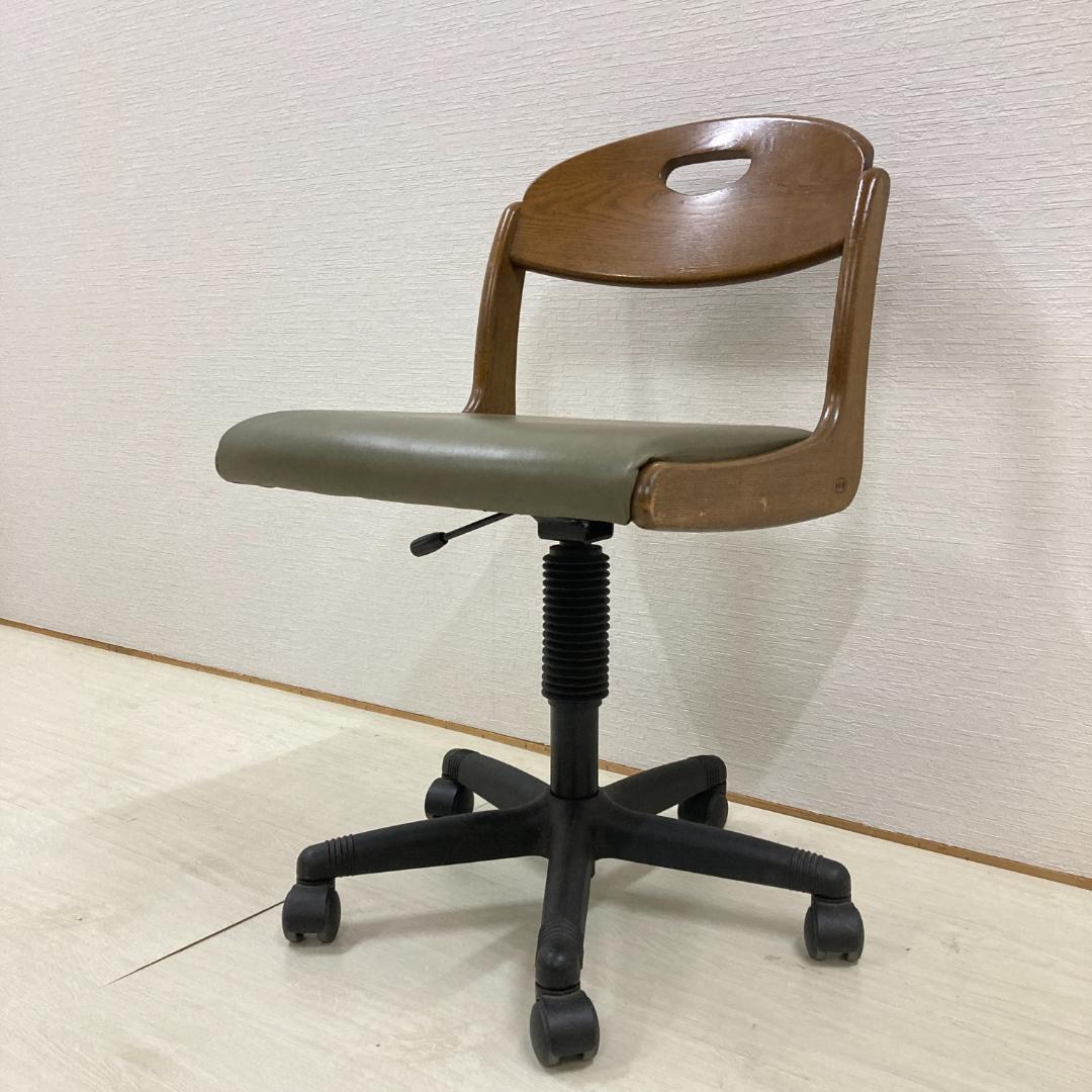 浜本工芸　デスクチェア　ワークチェア　昇降　椅子　キャスター付き