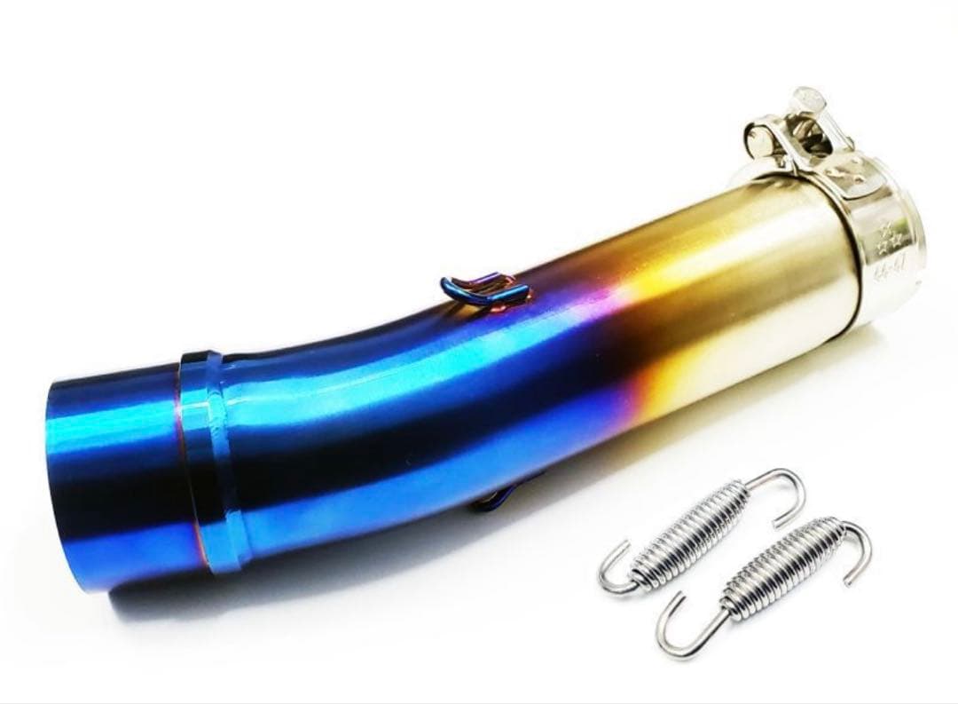 スリップオン チタン焼きカラーマフラーサイレンサー CB400SF NC42用