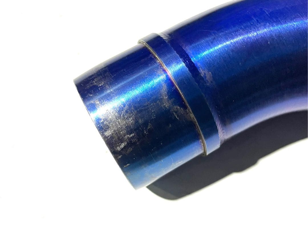 スリップオン チタン焼きカラーマフラーサイレンサー CB400SF NC42用