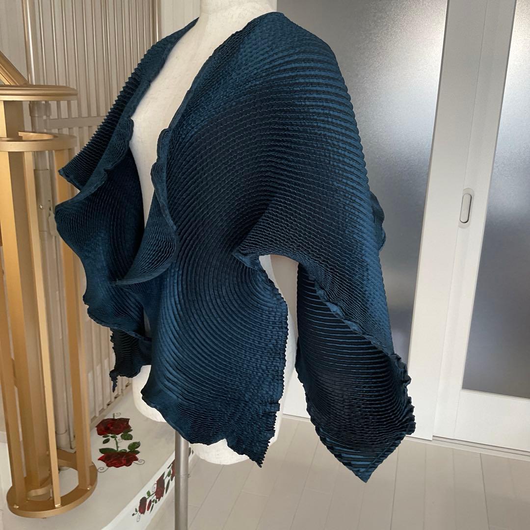 イッセイミヤケ　スチームストレッチ　大判ストール