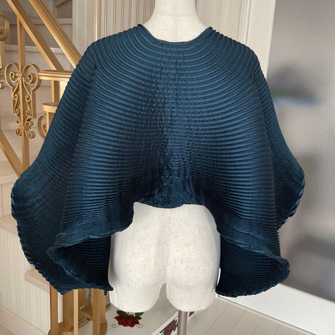 イッセイミヤケ　スチームストレッチ　大判ストール