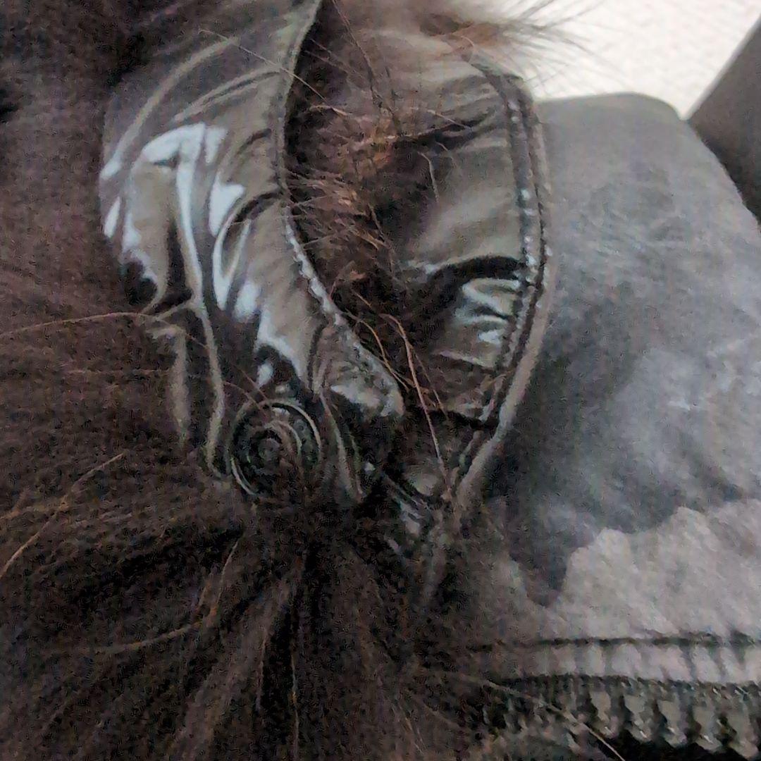 dv7 TATRAS 迷彩柄 黒 リバーシブル ダウンベスト レディースM相当