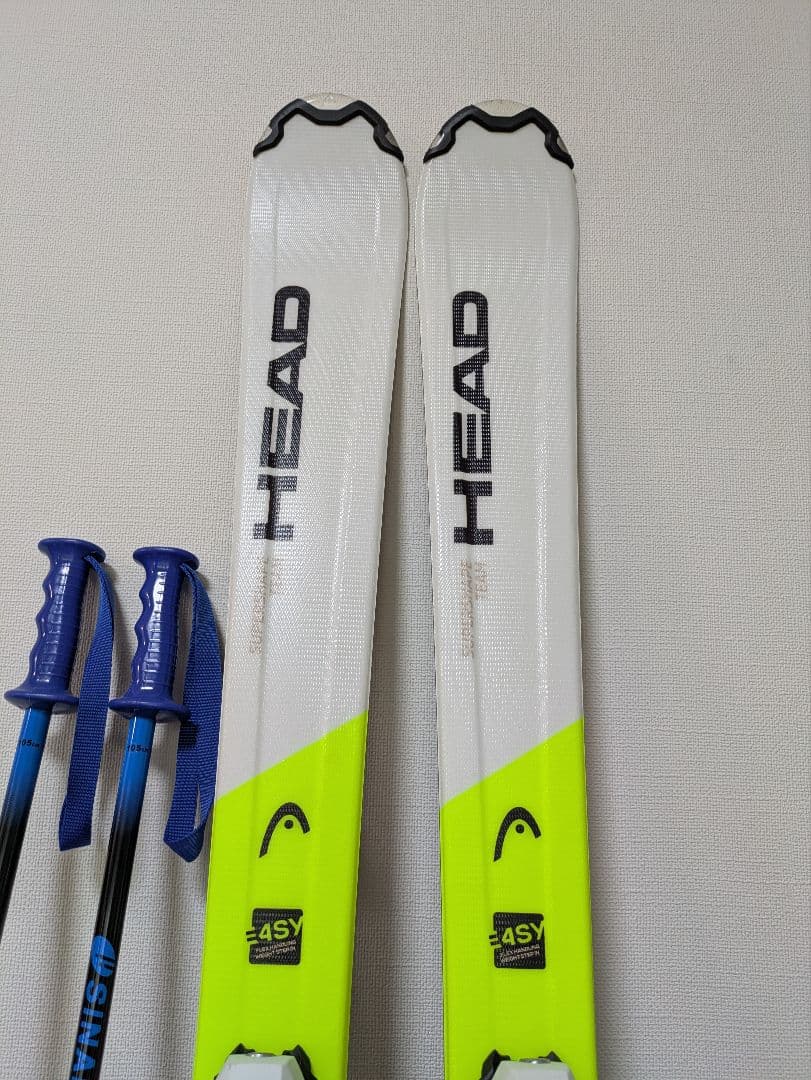 HEAD TEAM SUPERSHAPE スキー板 ポール付き