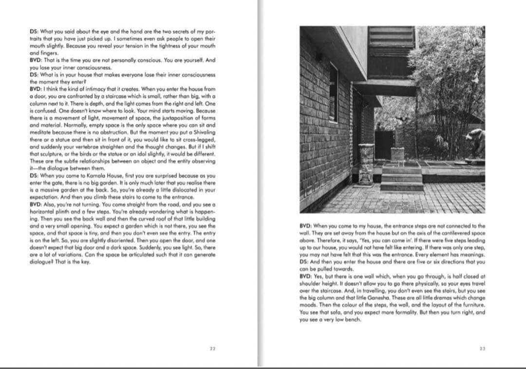 PORTRAIT OF A HOUSE, インドの建築家ドーシの作品集