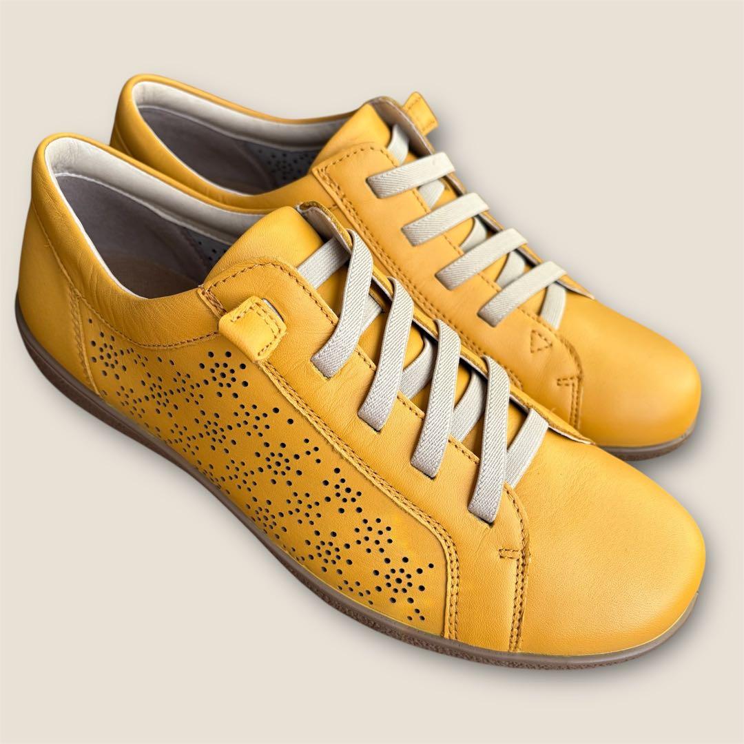 【アキレスソルボ】未使用級！コンフォートシューズ　本革　24.5cm