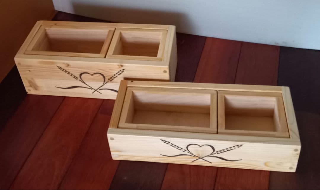 カントリー風入れ子の箱