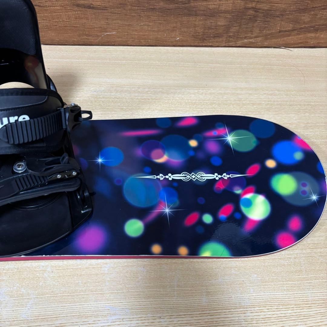 CSB BURTON バートン　レディーススノーボード3点セットボード136cm