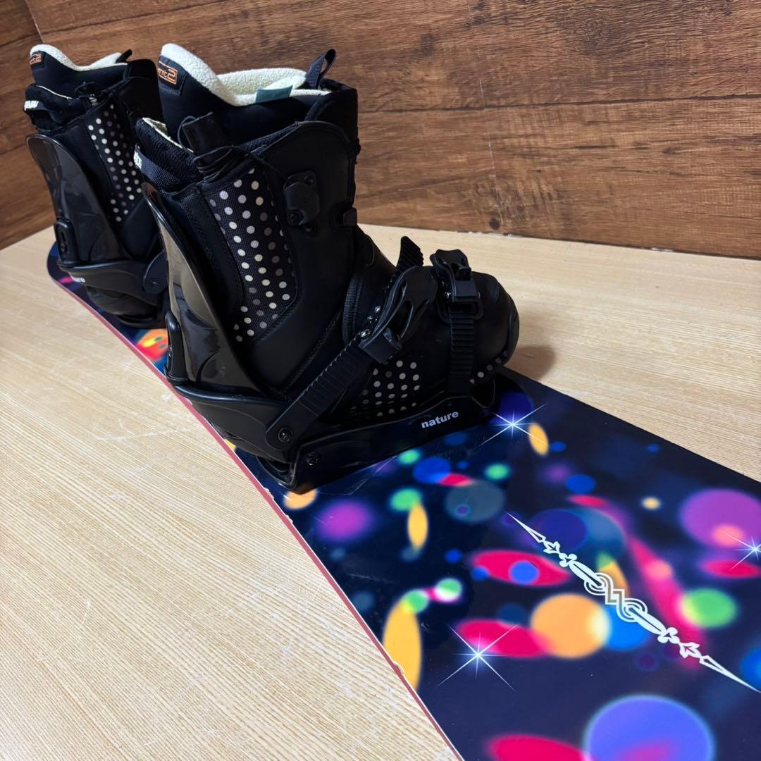 CSB BURTON バートン　レディーススノーボード3点セットボード136cm