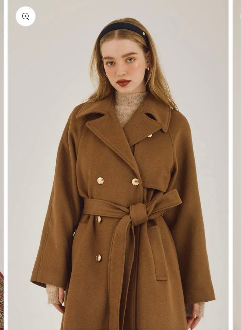 k*a様 poláura ポローラ MANY WAYウールロングトレンチコート