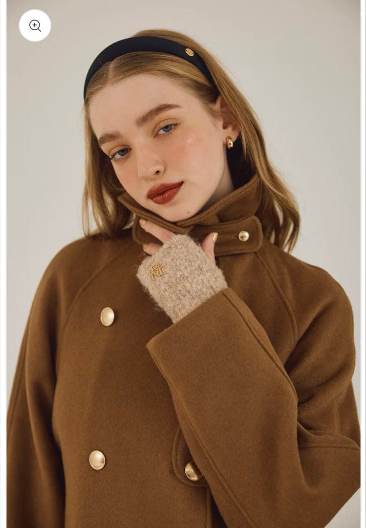 k*a様 poláura ポローラ MANY WAYウールロングトレンチコート