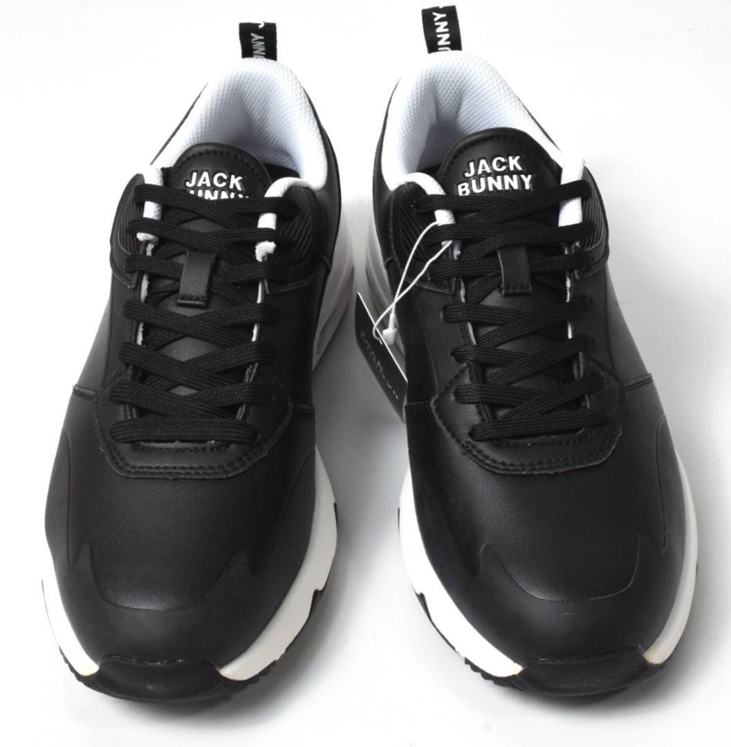 未使用 ジャックバニー エアーソール ゴルフシューズ 26.5 ブラック