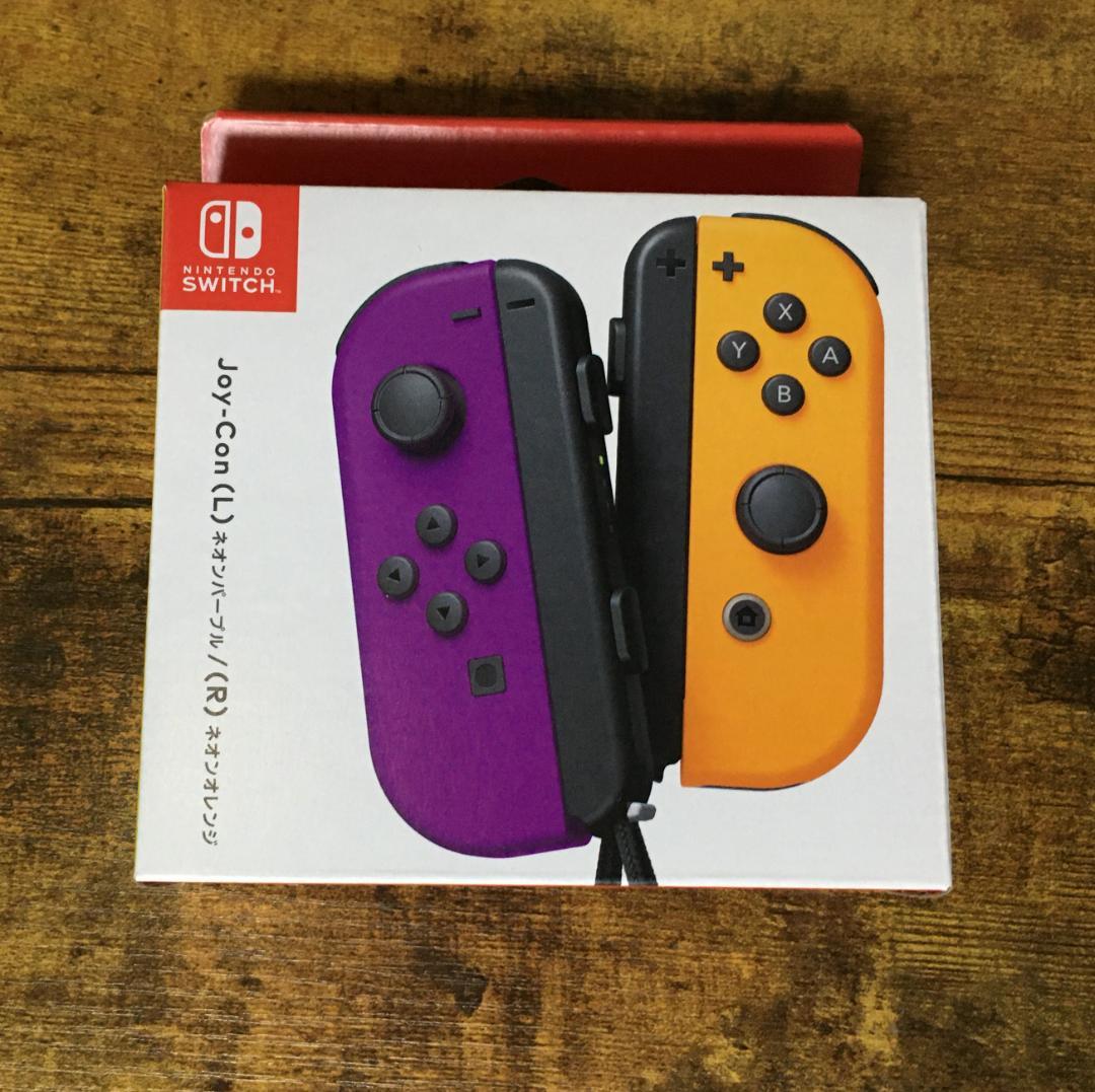 第4世代 ジョイコン ネオンパープル ネオンオレンジ Joy-Con 純正品