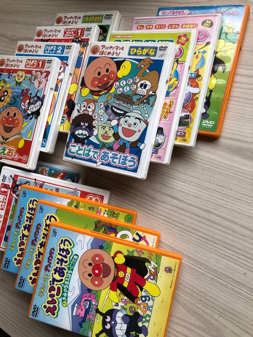 used アンパンマン 他 学習 ひらがな ABC 英語 習い事 DVD セット
