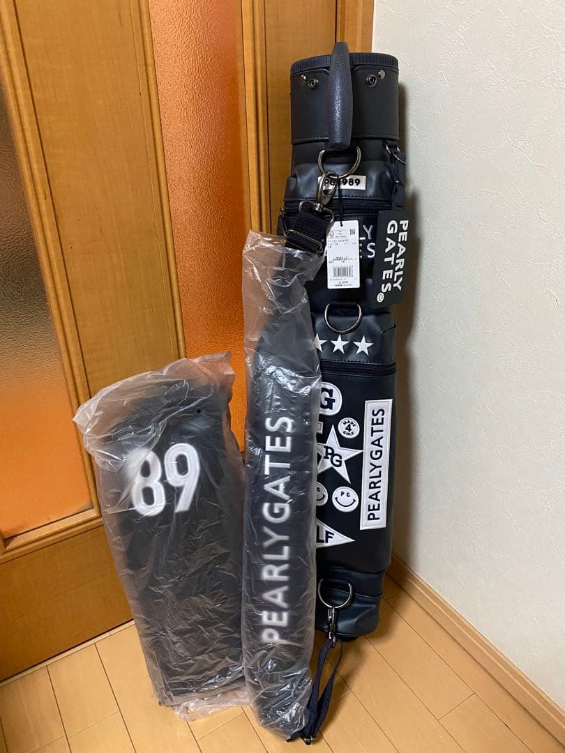 パーリーゲイツ 46インチ対応セルフスタンド　クラブケース　定番　ネイビー