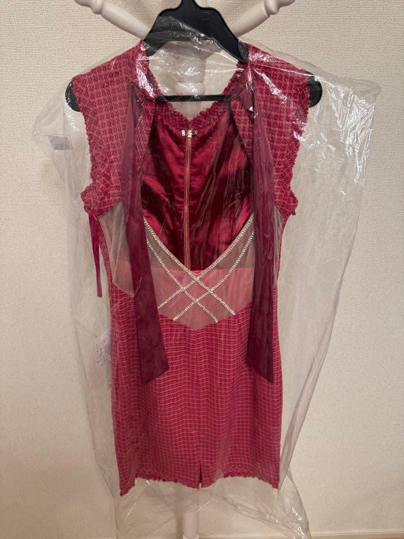 ROBE de FLEURS Glossy Mサイズドレス ピンク