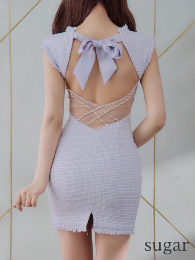 ROBE de FLEURS Glossy Mサイズドレス ピンク