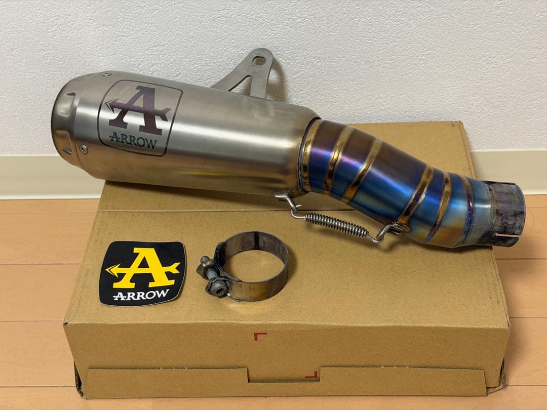 ZX-10R/ZX-10RR用　ARROW レーシングスリップオン&リンクパイプ